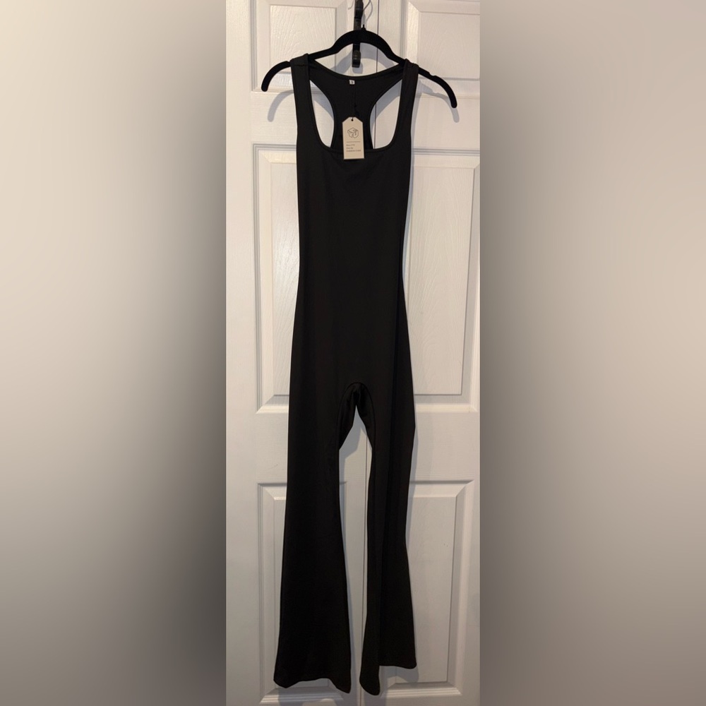 Black Sleeveless Jumpsuit